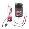 RC Car Motor,550 Brushed Motor 360A Brushed Electronic Speed Controller ESC Fit for 1/10 RC Car (35T) view 1