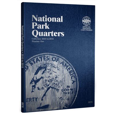 Whitman US Washington National Park Quarter Coin Folder Volume 1 2010 2015 P & D #2876