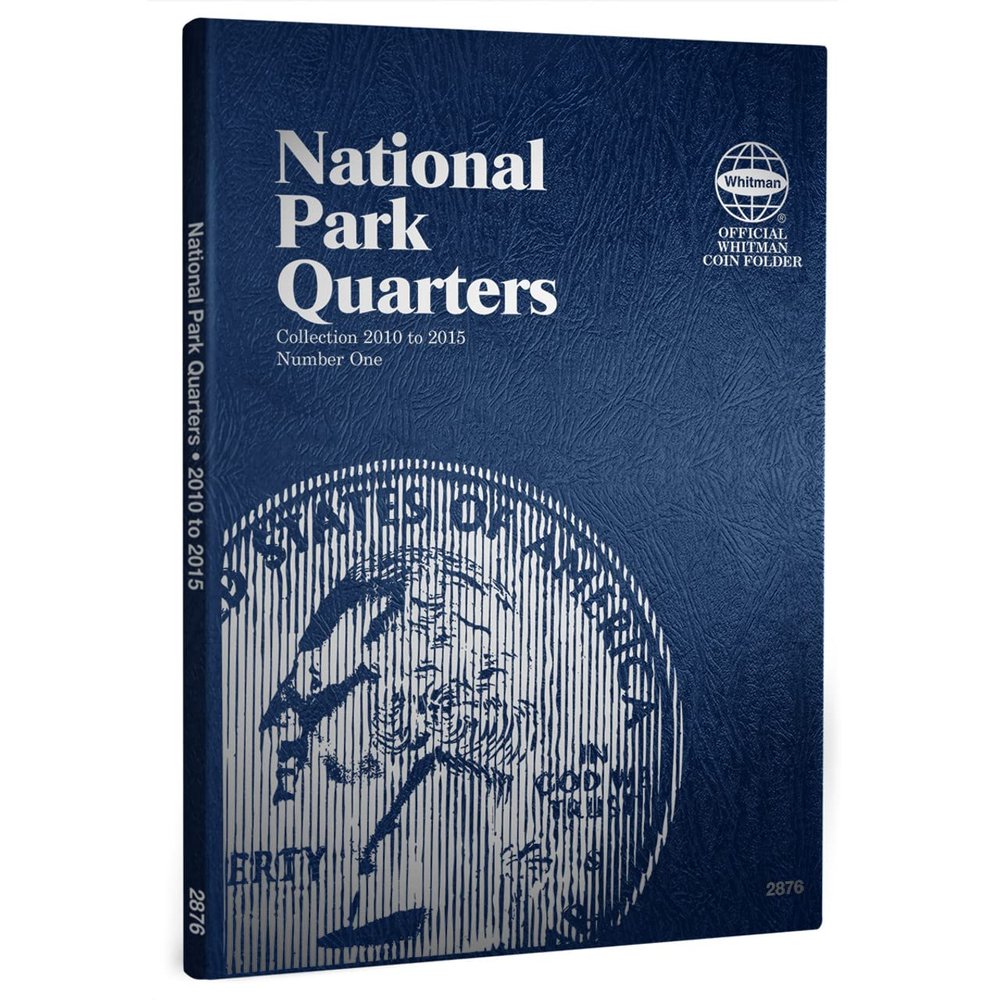 Whitman US Washington National Park Quarter Coin Folder Volume 1 2010 2015 P & D #2876