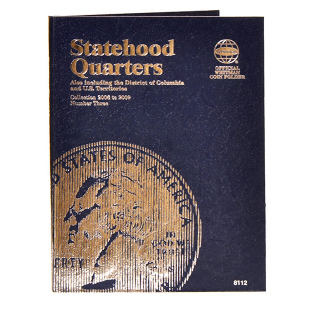 Whitman US Washington Statehood Quarter Coin Folder Volume 3 2006 2009 P & D #8112