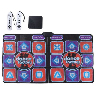 Dance Pad for Adult Kids, Electronic Dance Mat for TV, Music Double Dance Pad with Handle, for Early Education, Exercise, Yoga Dancing