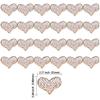 24Pcs Valentines Day Heart Cupcake Toppers Rose Gold Valentines Day Cupcake Picks Decorations for Valentine's Day Theme Wedding Engagement Bridal Shower Birthday Party Cake Decorations Supplies view 2
