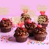 24Pcs Happy Galentine's Day Cupcake Toppers Gold Glitter Sweet Love Valentine Cupcake Picks for Valentine's Day Theme Birthday Party Cake Decorations Supplies view 4