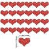 24Pcs Valentines Day Heart Cupcake Toppers Red Valentines Day Cupcake Picks Decorations for Valentine's Day Theme Wedding Engagement Bridal Shower Birthday Party Cake Decorations Supplies view 2