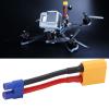 Zerodis Male to EC3 Female Cable, Reusable Connector Ends Shell 12Awg 94Mm/3.7In Length Male Plug for Rc Car Modelmodel Toys view 2