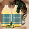 WHOLENATURALS Pure Castile Soap Liquid Unscented, EWG Verified & Certified Palm Oil Free-1 gallon (64oz x2 bottles) Natural, Mild & Gentle Non-gmo & Vegan-Organic Body Wash, Laundry & Baby Soap view 2