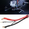 SUNGOOYUE RC Car Cable,RC Car T Plug Female to 90 4MM Banana Plug Male Cable with 2mm RC Line for 2S 7.4V Lithium Battery view 4