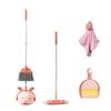 Midoneat Kids Cleaning Toy Set, Mini Child Broom, Mop and Dustpan, Little Housekeeping Helper Set ,Pretend Home Cleaning Play Set for Toddler Age 1-5,6pcs (Pink) view 1