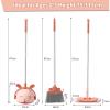 Midoneat Kids Cleaning Toy Set, Mini Child Broom, Mop and Dustpan, Little Housekeeping Helper Set ,Pretend Home Cleaning Play Set for Toddler Age 1-5,6pcs (Pink) view 2