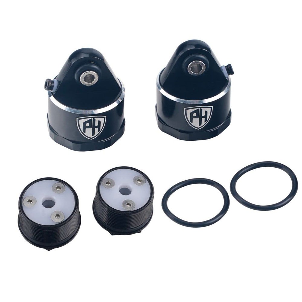 Powerhobby Aluminum Bleeder Shock Cap & Cartridge Set (2) Arrma Kraton/Outcast 8S