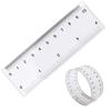 JUIYU Microscope Accessories Kit 10/30/60/100/150cm Transparent Soft Ruler 30CM(R Angle) Straightedge Scale 0.1mm/0.5mm Measuring Calibration Card Microscope Slides (Color : 100CM (Scale 0.5mm)) view 3
