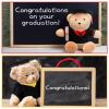 2 Sets Graduation Bear Clothes Graduation Cap and Gown Outfit Fits Most 14-18 Inch Bears Stuffed Animal Clothes Stuffed Animal Clothing Bear Costume for Make Your Own Stuffed Animals Graduation Gifts view 4