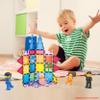 PicassoTiles 8 Piece Magnetic Action Figures Family Character Set Compatible with Magnet Tile Building Blocks STEM Educational Toy for Kids Pretend Play Construction Expansion Pack Creative Play PTA11 view 2