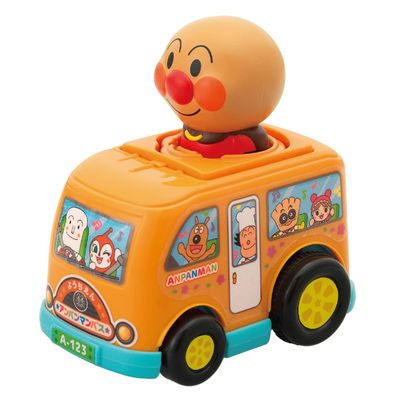 Anpanman New Push Zenmai Yochien Anpanman Bus