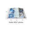 6 Inch Photo Albums Leather Paper Christmas Photo Album Storage Book Baby Growth Gift Couple Love Process Souvenir (Color : Black, Size : 6 Inch) view 3