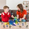 Picasso Toys Magnetic Action Figures Character Law Enforcement for Construction Building Block Tiles Toy Set Magnet Expansion Variety Pack Educational STEM Learning Kit Pretend Playset PTA12 view 2