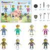 Picasso Toys Magnetic Action Figures Medieval King and Knights Character for Building Blocks Tiles Construction Toddler Toy Set Magnets Expansion Pack Educational STEM Pretend Playset PTA13 view 3