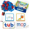Coogam CVC Sight Words Magnetic Letters Flashcards, Short Vowel Spelling Game, Preschool Kids Learning Supplies, Montessori Educational Writing Reading Toy Gift for 3 4 5 Years Old view 1