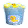 Bubble Bath Bingsu Slime for Kids Ages 8+  Crunchy Clear Scented Slime with Duck Charm & Glitter  Handmade 4oz Stress Relief Sensory Toy  Hoshimi Slimes view 1