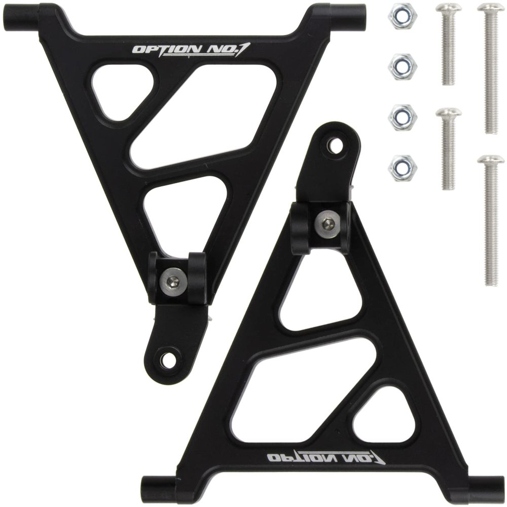 HobbyMarking Aluminum Front Lower Arms Set for Tamiya CW-01 Chassis Lunch Box/Grasshopper/Hornet RC Car Upgrades Parts