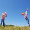 Bufeeaye Kids Outdoor Games - Beach Games, Outside Toys Ages 4-8, Toss and Catch Ball Set, with 4 Paddles 3 Balls, and 1 Storage Bag, Beach Toys for Kids Easter Gifts - 4 Pink view 4