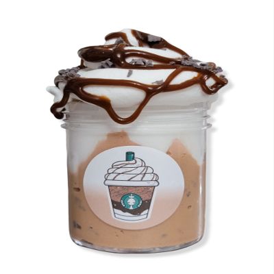 Cookie Crumble Frappe Butter Slime Kit 6oz Scented Handmade Slime for Kids Ages 8+ | Chocolate Vanilla Scent, Soft Stretchy Texture, ASMR Stress Relief Toy Hoshimi Slimes