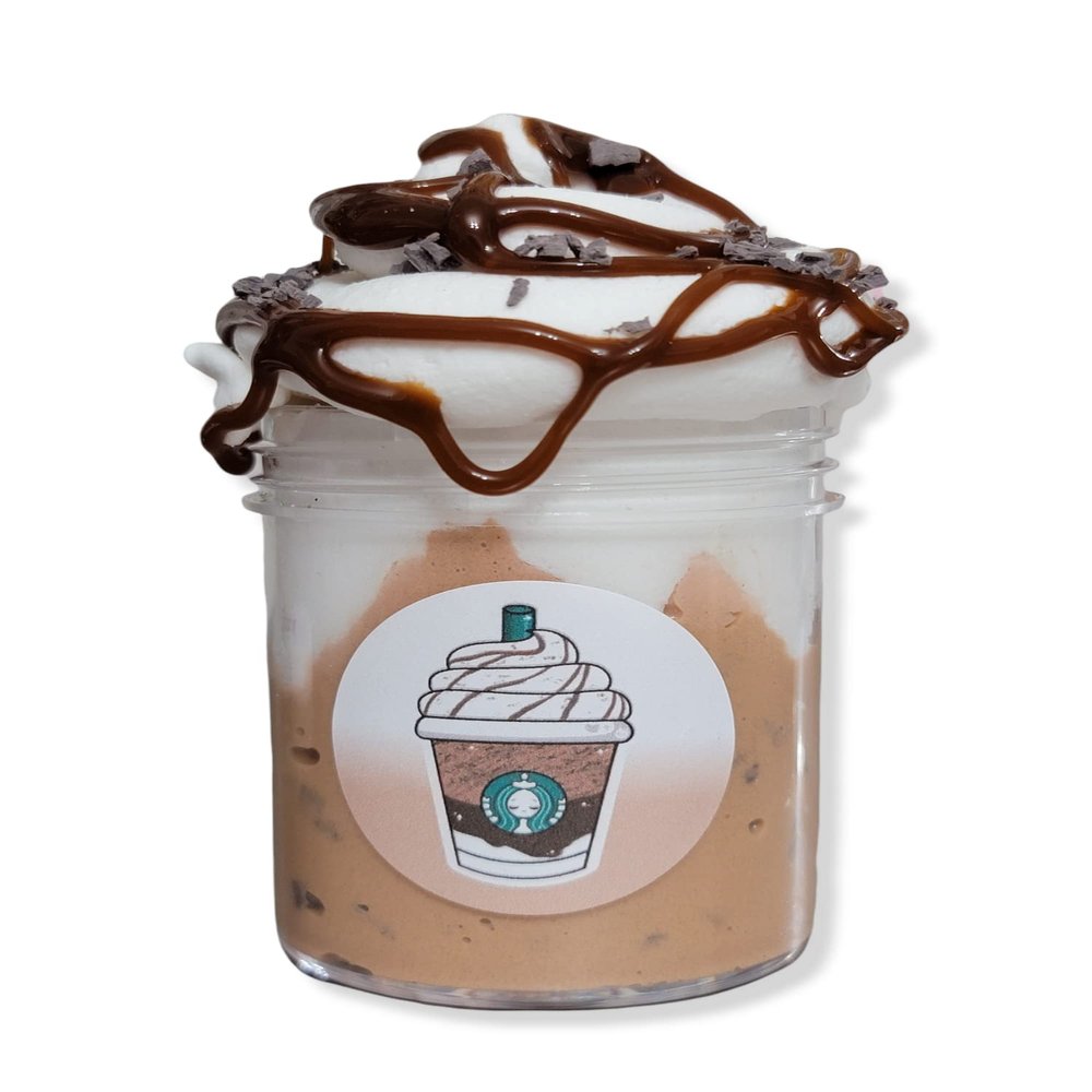 Cookie Crumble Frappe Butter Slime Kit 6oz Scented Handmade Slime for Kids Ages 8+ | Chocolate Vanilla Scent, Soft Stretchy Texture, ASMR Stress Relief Toy Hoshimi Slimes