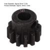12T RC Motor Pinion Gear,RC Car Steel Motor Gears Replacement Accessories ARA311052BL view 4