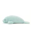 BABY FRANKIEZHOU Simulation Manatee Plush Toy, 15.74inch Super Soft Lifelike Manatee Stuffed Animal Plush Toy Cute Kids Birthday Gift Throw Pillow Home Decor view 3