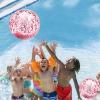 12 Pack Inflatable Beach Balls Bulk 16" Pink Glitters Pool Toys Balls for Pool, Beach, Summer Pool Party - Swimming Pool Game Water Beach Toys Kid Party Favor Decorations Summer Blow Up Beach Ball view 2
