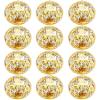 12 Pack Inflatable Beach Balls Bulk 16" Glitters Pool Toys Balls for Pool, Beach, Summer Pool Party - Swimming Pool Game Water Beach Toys Christmas Party Favor Decoration Summer Blow Up Beach Ball view 1