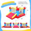 Causeair Inflatable Bounce House with GFCI Blower,12 ft L x 9 ft W,Basketball Hoop,Dart Ball Game,Durable PVC Coated Bounce Area,Jumping Bouncy Castle with Slide view 4