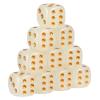 NUOBESTY 10 Pcs Luminous Glow Dot Light up Large Glowing Glow Color Board Games Dices Tower Mini Acrylic Game Supplies view 1