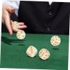 NUOBESTY 10 Pcs Luminous Glow Dot Light up Large Glowing Glow Color Board Games Dices Tower Mini Acrylic Game Supplies view 4