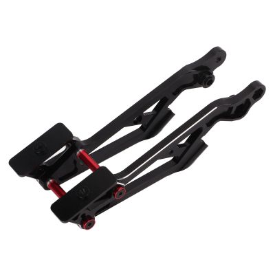Metal Rear Wing Mount Set, RC Rear Wing Mount Set Remote Control Car Upgrade Accessory for Arrma Kraton 1/8 Model (Black Red) Arrma Kraton