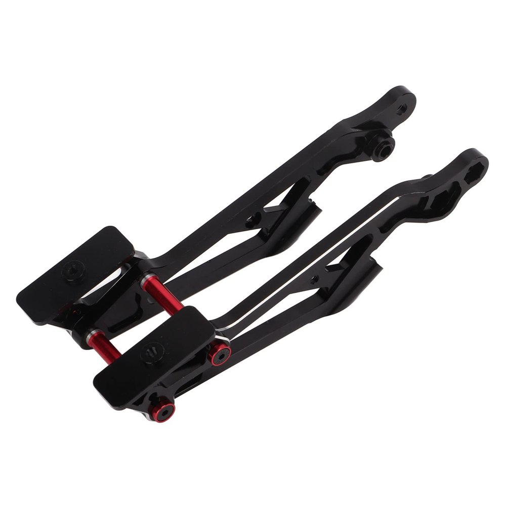 Metal Rear Wing Mount Set, RC Rear Wing Mount Set Remote Control Car Upgrade Accessory for Arrma Kraton 1/8 Model (Black Red) Arrma Kraton