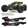 Metal Rear Wing Mount Set, RC Rear Wing Mount Set Remote Control Car Upgrade Accessory for Arrma Kraton 1/8 Model (Black Red) Arrma Kraton view 4