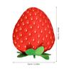 Kisangel Stuffed Plush Strawberry Pillow, 13.77 inch Cute Bedding Throw Pillow Soft Fruits Birthday Cushion Seat Items, Red view 2