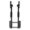 Metal Rear Wing Mount Set, RC Rear Wing Mount Set Remote Control Car Upgrade Accessory for Arrma Kraton 1/8 Model (Black) Arrma Typhon view 3