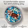 Fulton & Ivy Premium Baby and Toddler Ball Pit (35"x11.8") | Easy to Clean Memory Foam Ball Pit Made with Non-Toxic Materials | Durable Ball Pits for Toddlers 1-3 (Balls Not Included) view 2