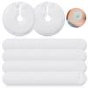100 Pieces G Tube Pads G Tube Button Covers Peg Feeding Supplies Feeding Pads Holder Peritoneal Abdominal Soft Absorbent Button Covers Holder for Nursing Care view 1