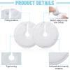 100 Pieces G Tube Pads G Tube Button Covers Peg Feeding Supplies Feeding Pads Holder Peritoneal Abdominal Soft Absorbent Button Covers Holder for Nursing Care view 2