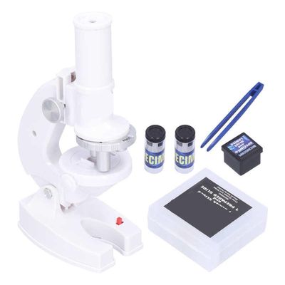JUIYU Microscope Accessories Kit Scientific Experiment Microscope for Biology Science Experiment Magnifier Microscope Slides