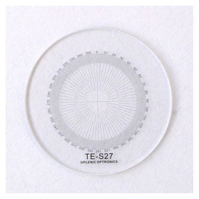 JUIYU Microscope Accessories Kit 967 Diameter 20.4mm Crosshair Angle Indexing Plate Scale Ruler Degree Scale Microscope Microscope Slides (Color : 1PC Diameter 20.4mm)