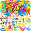 LACCHOUFEE 100Pcs Prefilled Easter Eggs With Toys Inside - Basket Stuffers for Kids Party Favors, Pre-Filled Plastic Bulk view 1