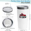 Kart Racing White Viking Tumbler 20oz - Pit Crew - Road Racing Shifter Karts Circuits Cart Racer Competitive Driver Speed Car Enthusiast Hobbies view 3