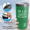Scientist Green Viking Tumbler 20oz - Not An Magician - Chemist Mathematican Technologist Laboratory Analyst Data Knowledge Math School Lab view 4