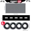 6 Pcs Racing Birthday Party Supplies Include Checkered Tablecloth Road Table Runner and Inflatable Tire Tubes for Racing Car Theme Party Decorations view 2