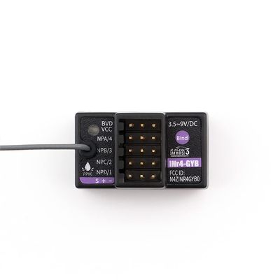 Flysky 2-4G INr4-GYB 4CH Receiver with AFHDS 3 Built-in Gyroscope Function for DIY Racing Quadcopters Drone