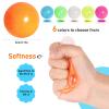 12 Pcs Glow in The Dark Sensory Balls, Sticky Balls Stick to The Ceiling, Luminous Stress Relieving Balls Fun Decompression Fidget for Adults Anxiety Pressure (Color Random) view 2